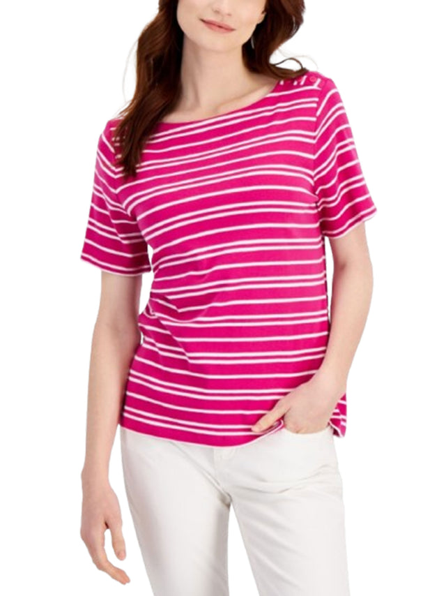 Image for Women's Stripped Top,Pink