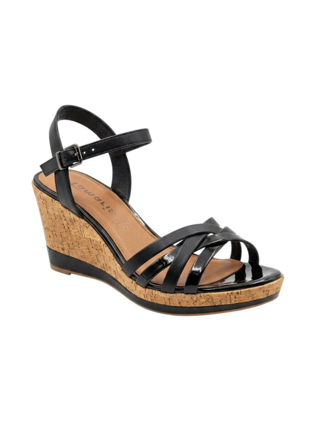Image for Women's Plain Sandals,Black/Brown