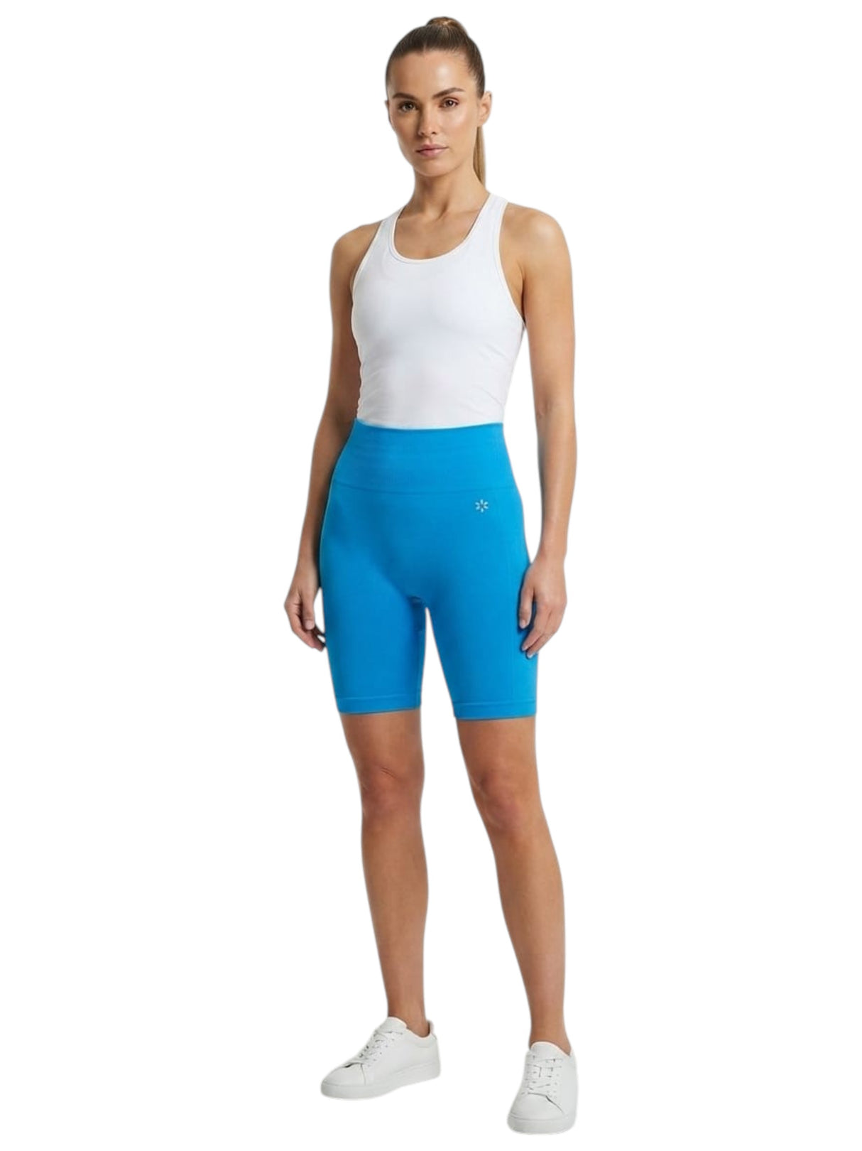 Image for Women's Plain Short Legging,Blue