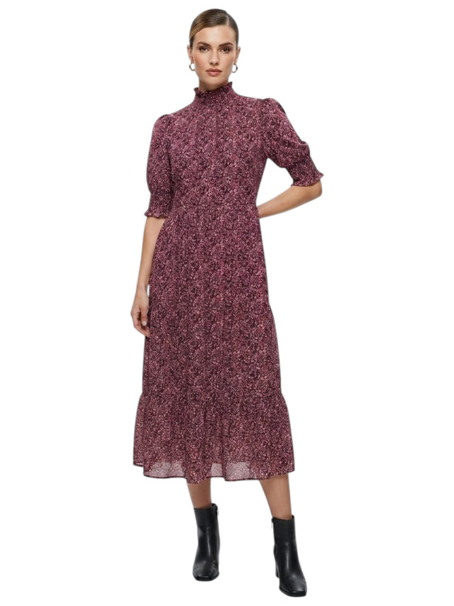 Image for Women's Floral Printed Dress,Pink