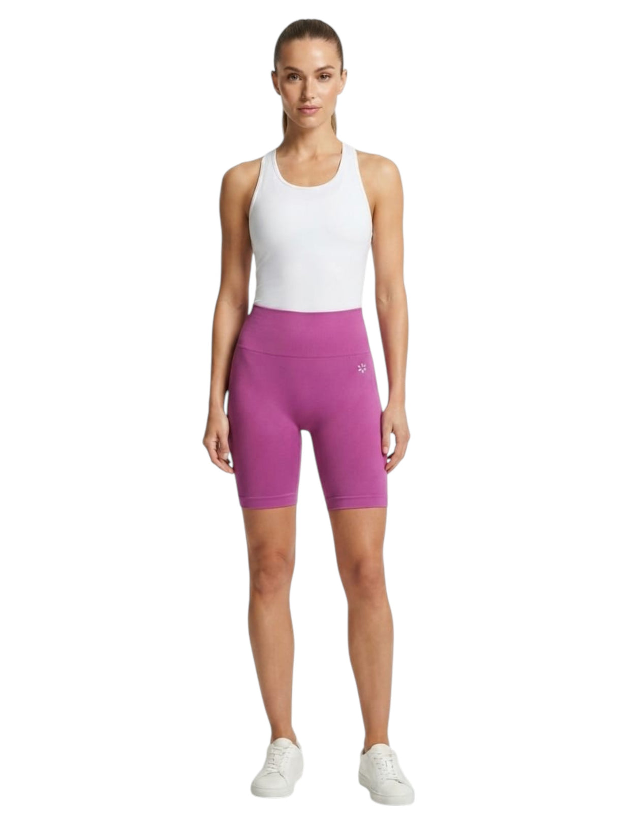 Image for Women's Plain Short Legging,Mauve