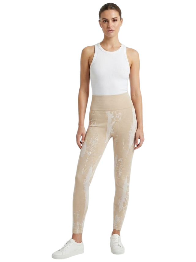 Image for Women's Printed Legging,Beige