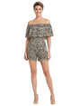 Image for Women's Printed Jumpsuit,Black