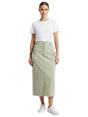 Image for Women's Plain Skirt,Light Olive