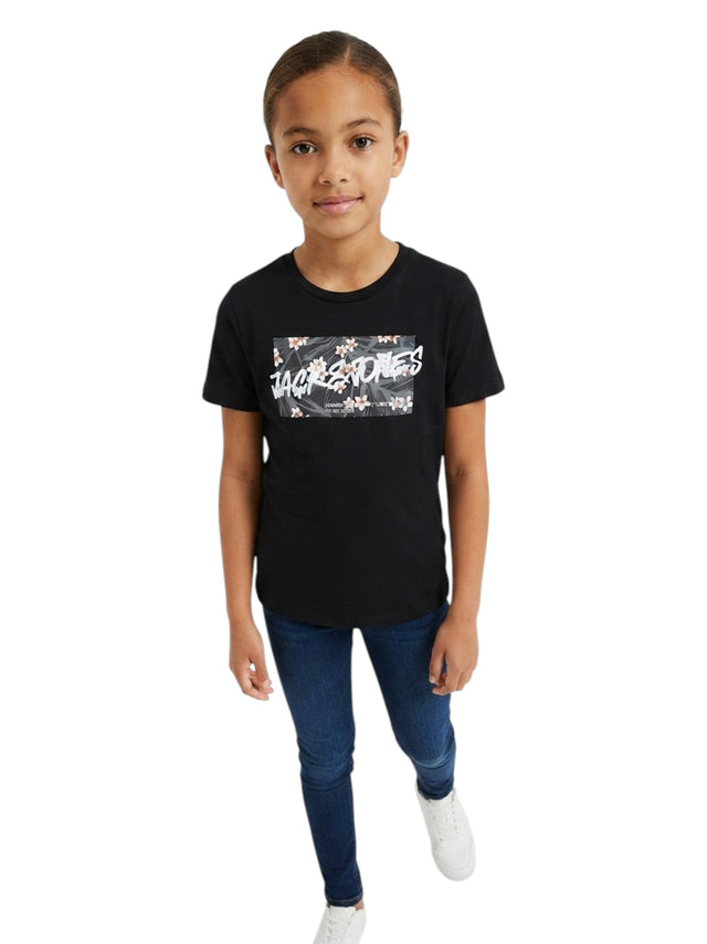Image for Kids Girl's Printed Top,Black