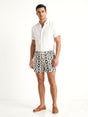Image for Men's Printed Swim Short,Black/White