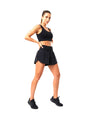 Image for Women's Plain Solid Sport Short,Black