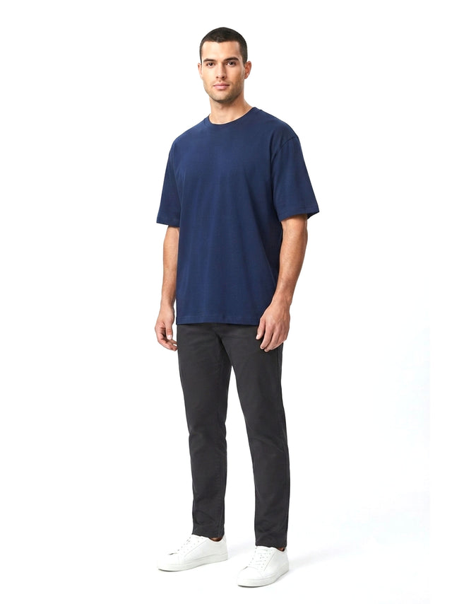 Image for Men's Plain Solid Top,Navy