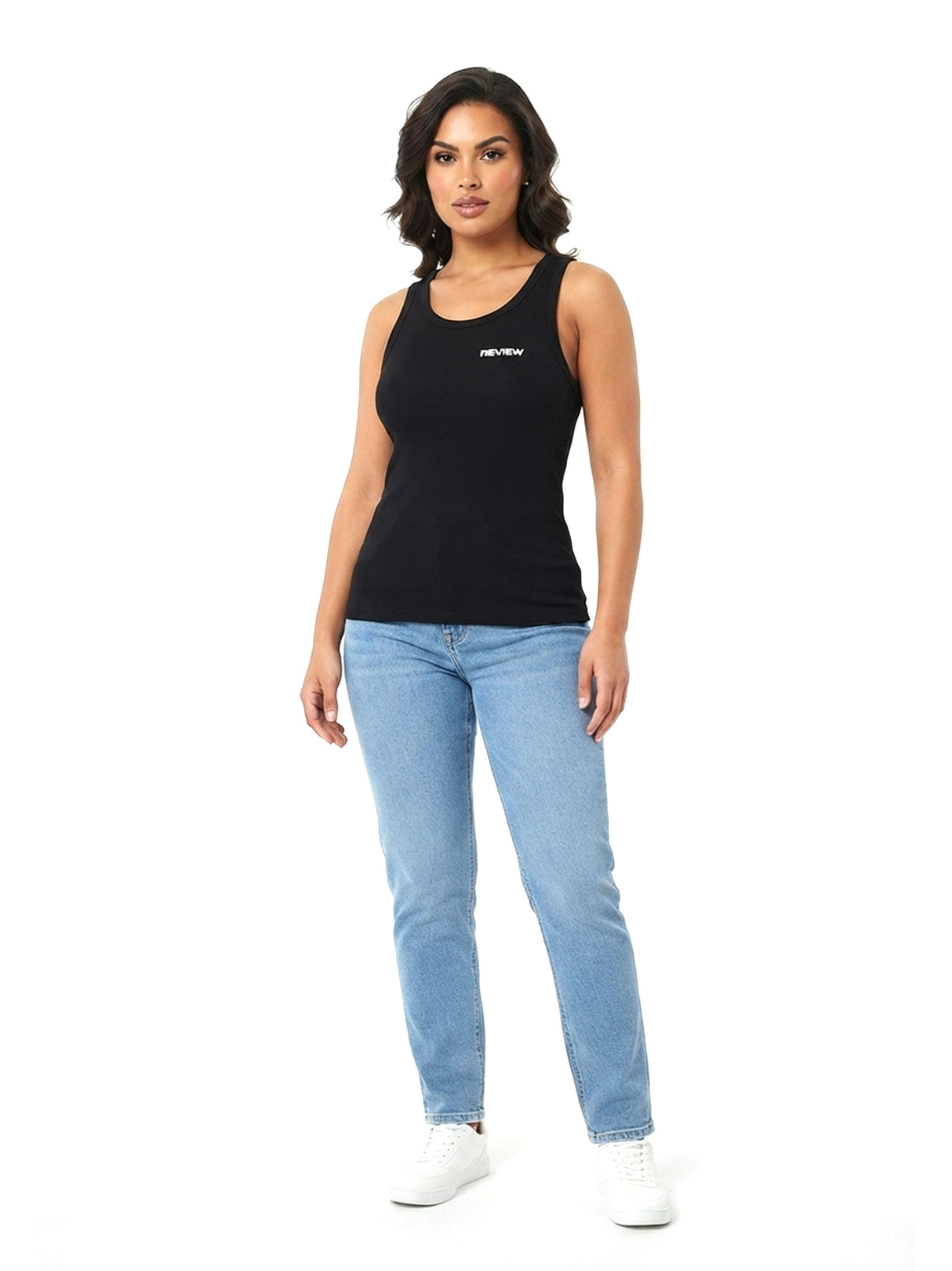 Image for Women's Ribbed Top,Black