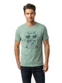 Image for Men's Printed Top,Mint Green