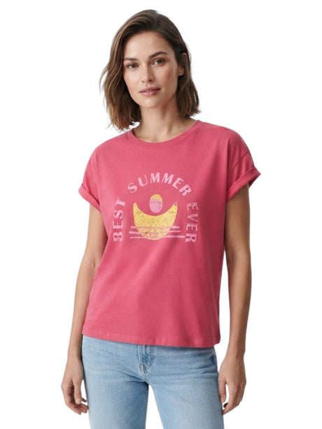 Image for Women's Printed Top,Pink