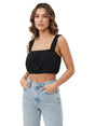 Image for Women's Lace Crop Top,Black