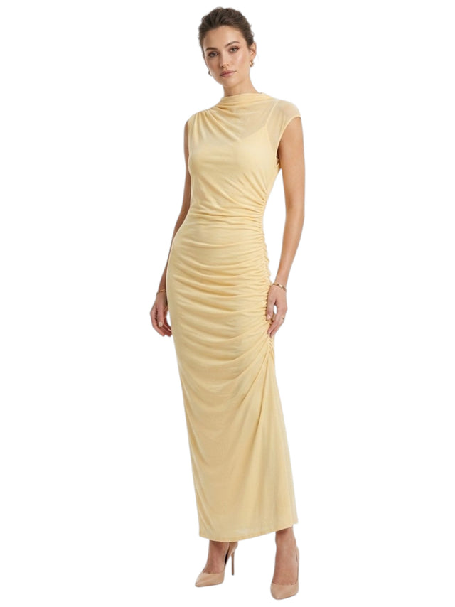 Image for Women's Mesh Dress,Yellow
