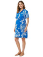 Image for Women's Printed Dress,Blue
