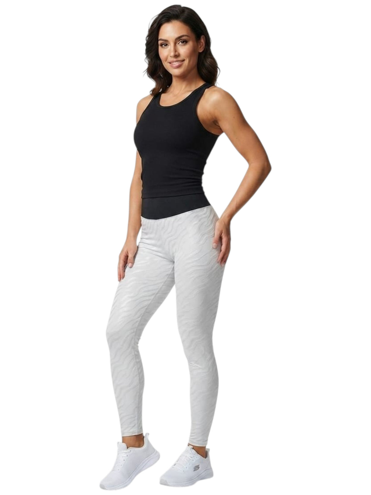 Image for Women's Textured Legging,Light Grey