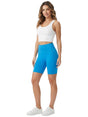 Image for Women's Plain Solid Short Legging,Blue