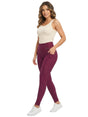 Image for Women's Textured Legging,Dark Fuchsia