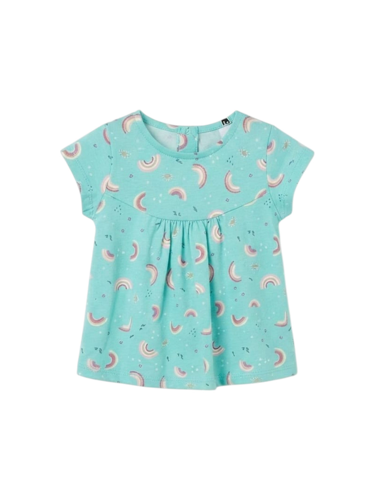 Image for Kids Girl's Printed Dress,Turquoise
