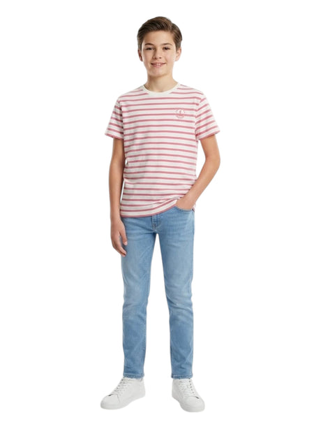 Image for Kids Boy's Striped Top,Red/White