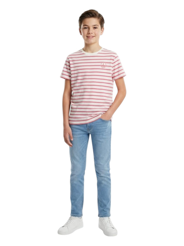 Image for Kids Boy's Striped Top,Red/White