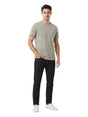 Image for Men's Plain Solid Top,Dark Khaki