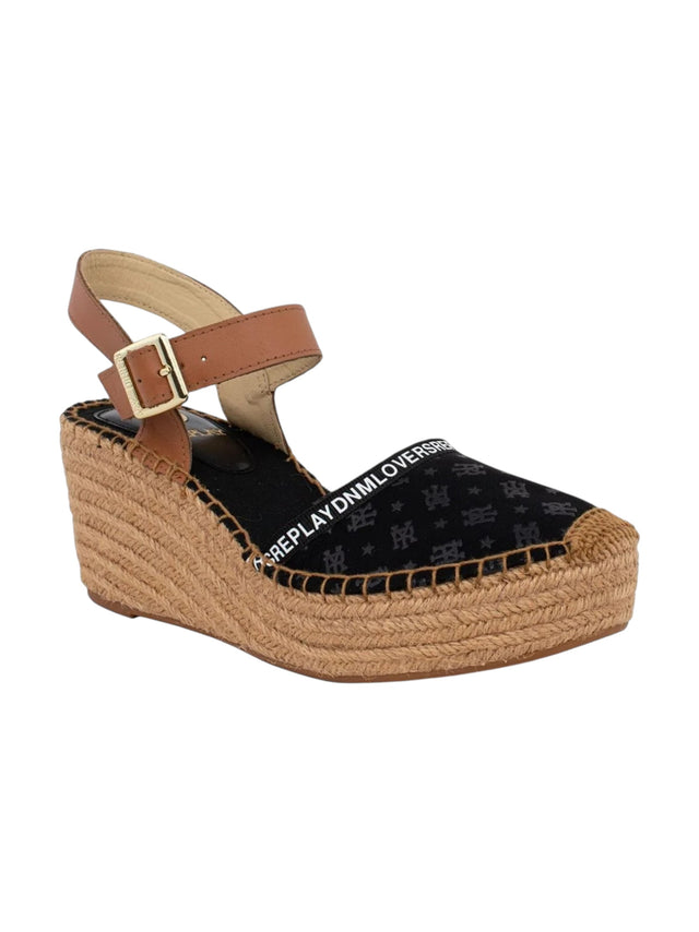 Image for Women's Printed Sandals,Black/Brown