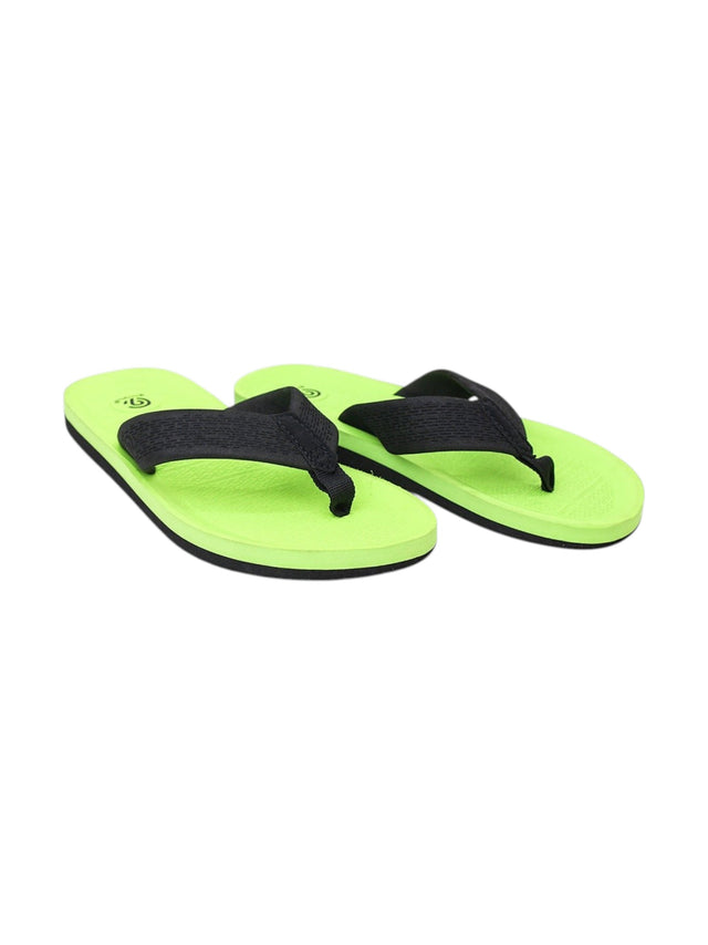 Image for Kids Boy's Plain Slippers,Black/Green
