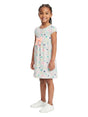 Image for Kids Girl's Printed Dress,Grey