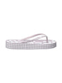 Image for Women's Logo Patched Slippers,Light Purple/White