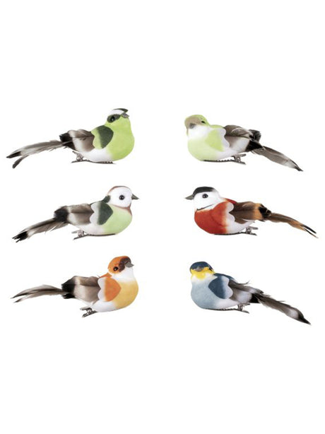 Image for Decorative Clips Birds Naturalistic Colorful