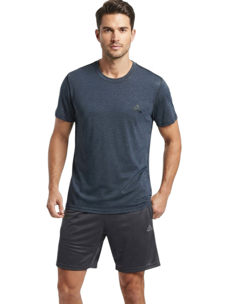 Image for Men's Brand Logo Printed Sport Top,Dark Grey