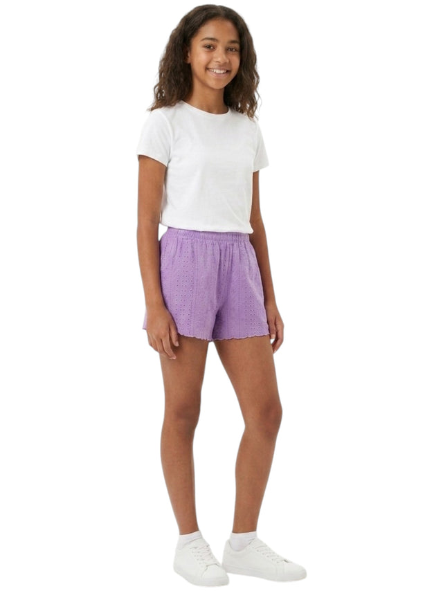 Image for Kids Girl's Textured Short,Purple