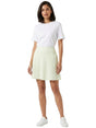 Image for Women's Plaid Skirt,Light Green/White