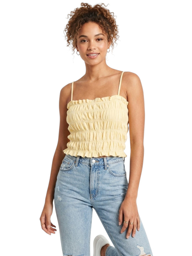 Image for Women's Textured Top,Yellow