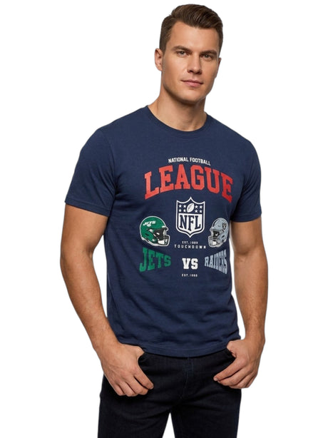 Image for Men's Printed Top,Navy