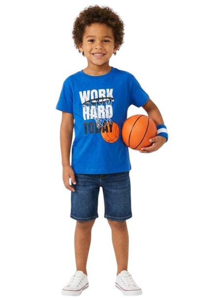 Image for Kids Boy's Printed Top,Blue