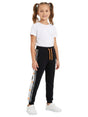 Image for Kids Girl's Color Blocked Pants,Black