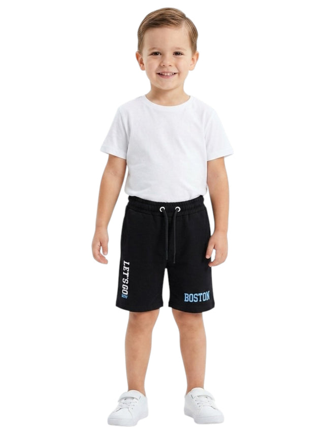 Image for Kids Boy's Printed Short,Black
