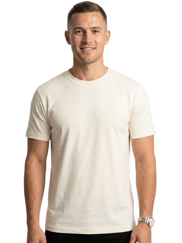 Image for Men's Printed Top,Light Beige
