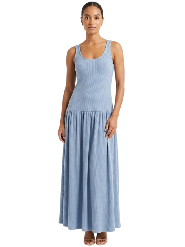 Image for Women's Ribbed Dress,Blue