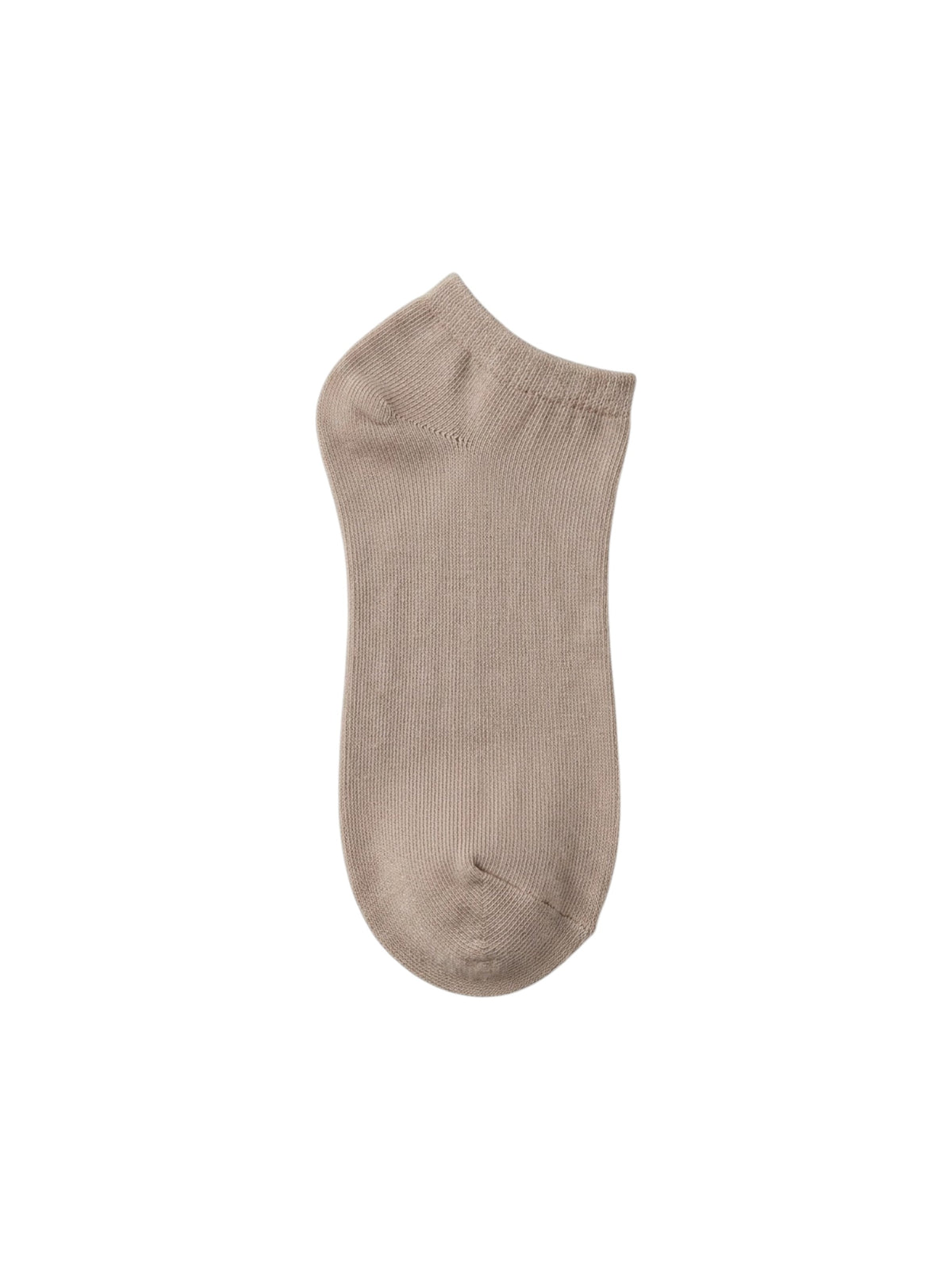 Image for Women's 1 Pair Ribbed Ankle Socks,Beige