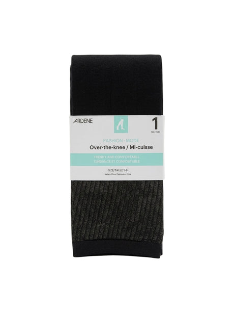 Image for Women's 1 Pair Plain Over-The-Knee Socks,Black