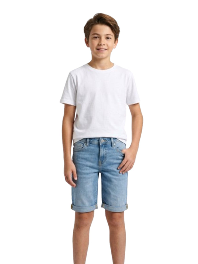 Image for Kids Boy's Plain Jeans Short,Blue