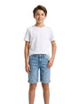 Image for Kids Boy's Plain Jeans Short,Blue
