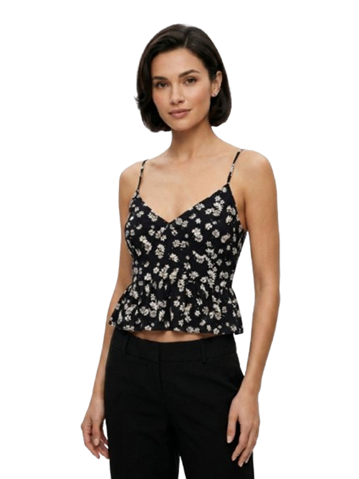 Image for Women's Printed Top,Black