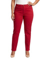 Image for Women's Plain Jeans,Red