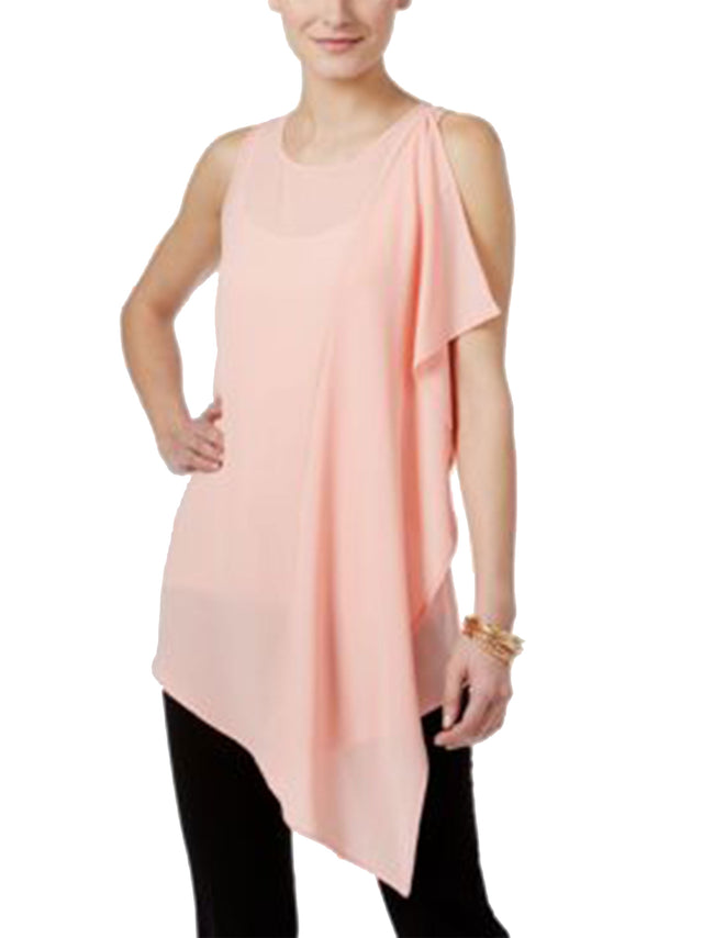 Image for Women's Plain Solid Top,Light Pink