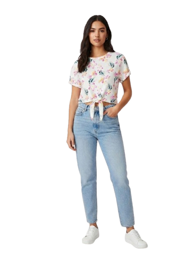 Image for Women's Floral Printed Top,Multi