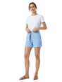 Image for Women's Plain Solid Short,Light Blue