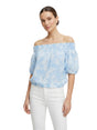 Image for Women's Printed Top,Blue